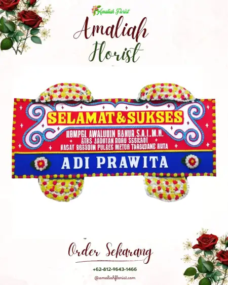 Papan Bunga Ucapan Selamat Pasongsongan